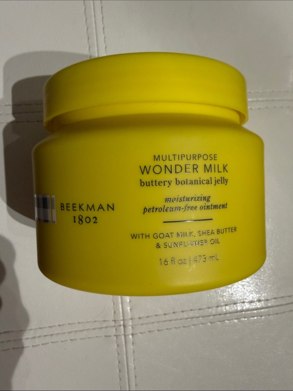 Beekman 1802 Wonder Milk Buttery Botanical Jelly - Bright Yellow Jar